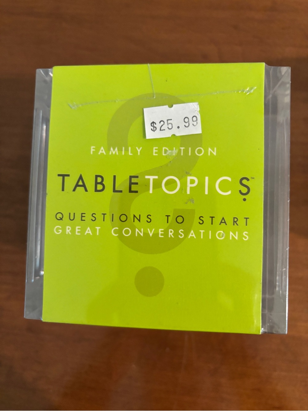 Family Edition Conversation Starter Cards - Lime Green